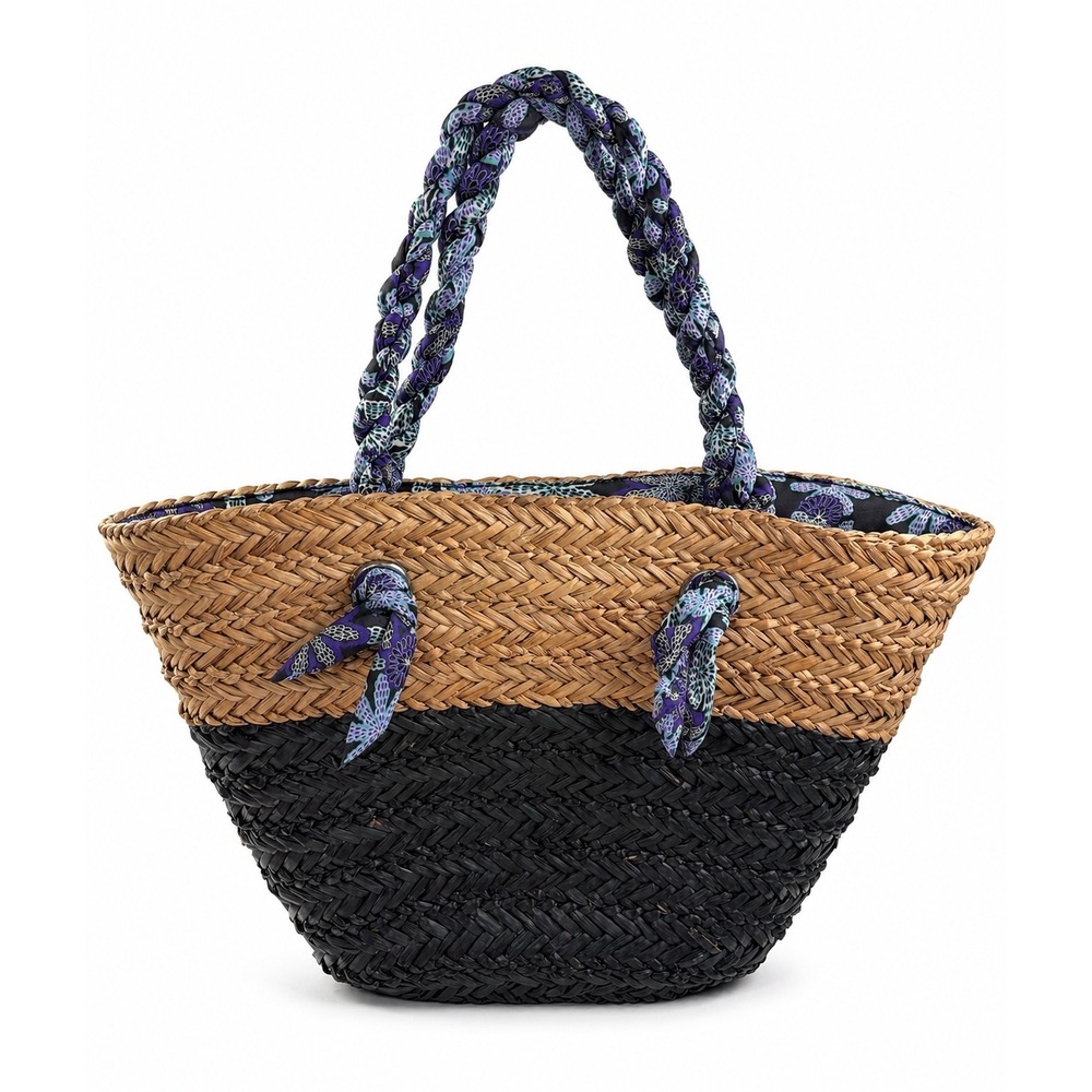 Sun 'N' Sand Accessories Woven Straw Bohemian Beach Vacation Shoulder Bag